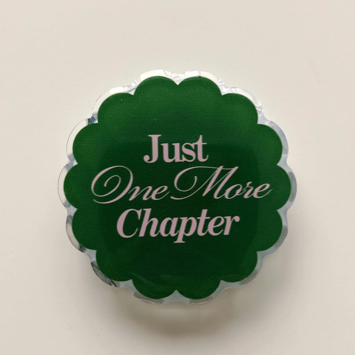 Magnetic E-Reader Grip: Just One More Chapter