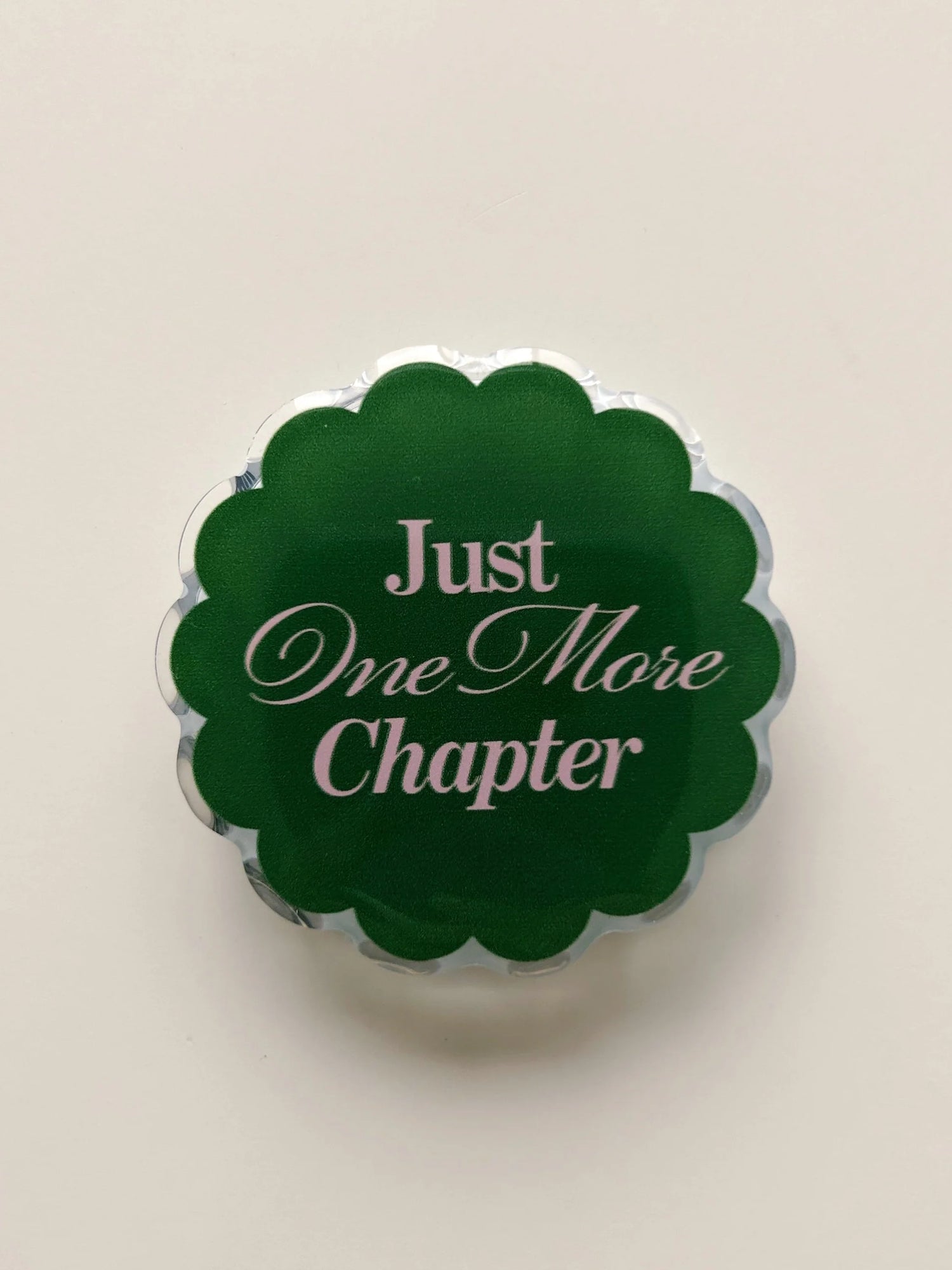 Magnetic E-Reader Grip: Just One More Chapter
