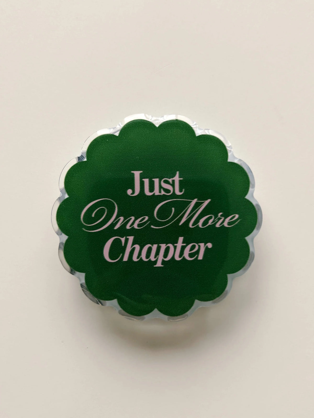 Magnetic E-Reader Grip: Just One More Chapter