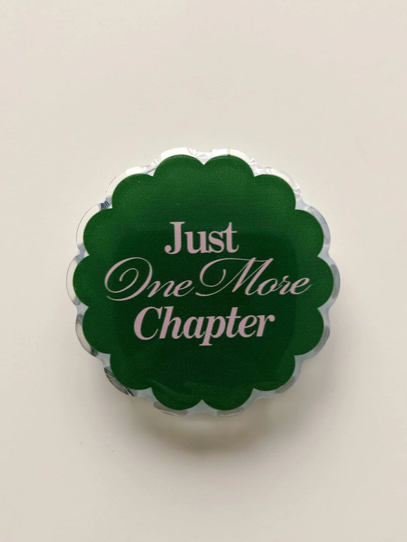 Magnetic E-Reader Grip: Just One More Chapter