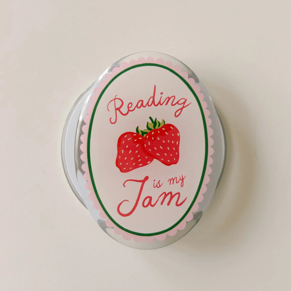 Magnetic E-Reader Grip: Reading is my Jam