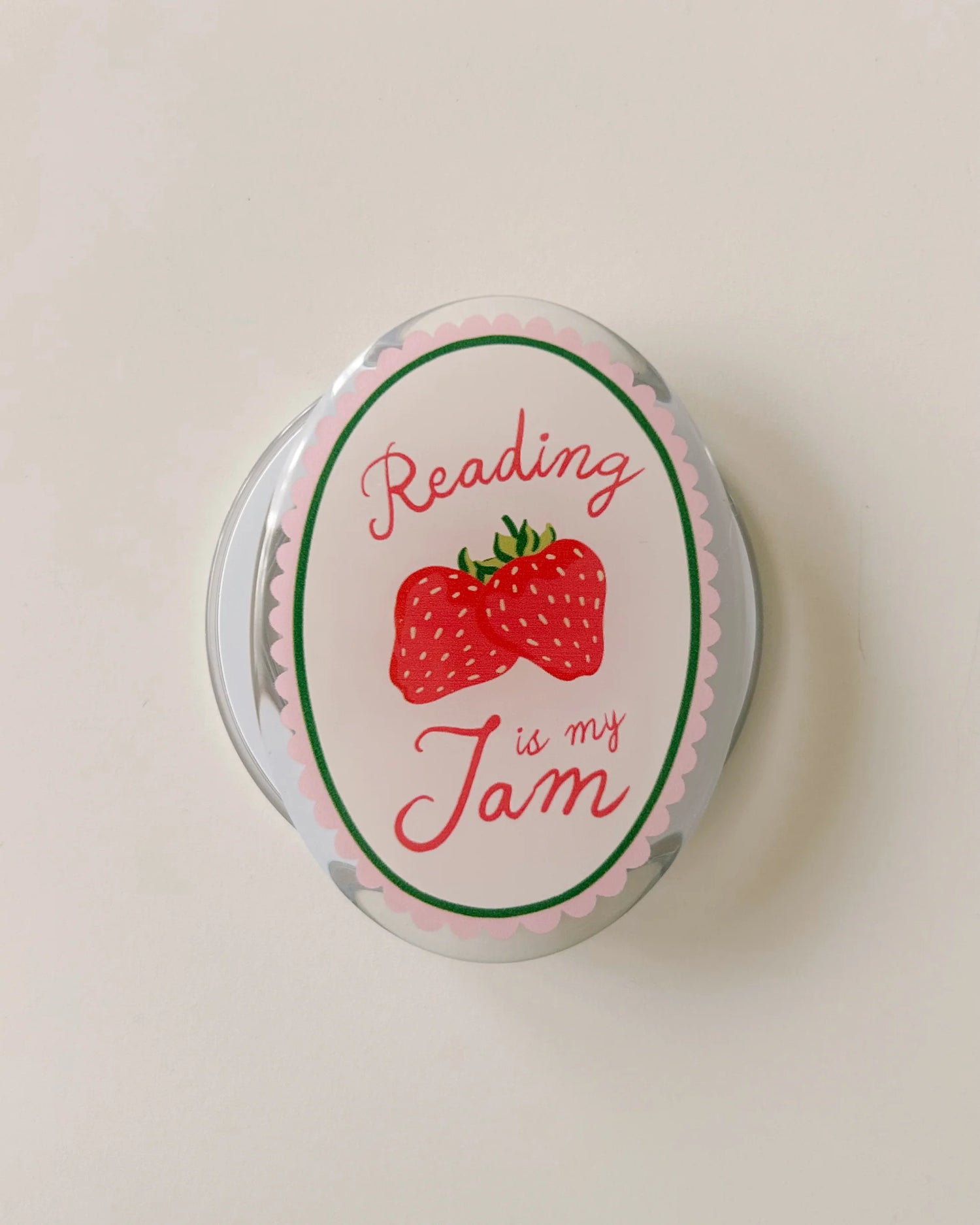 Magnetic E-Reader Grip: Reading is my Jam