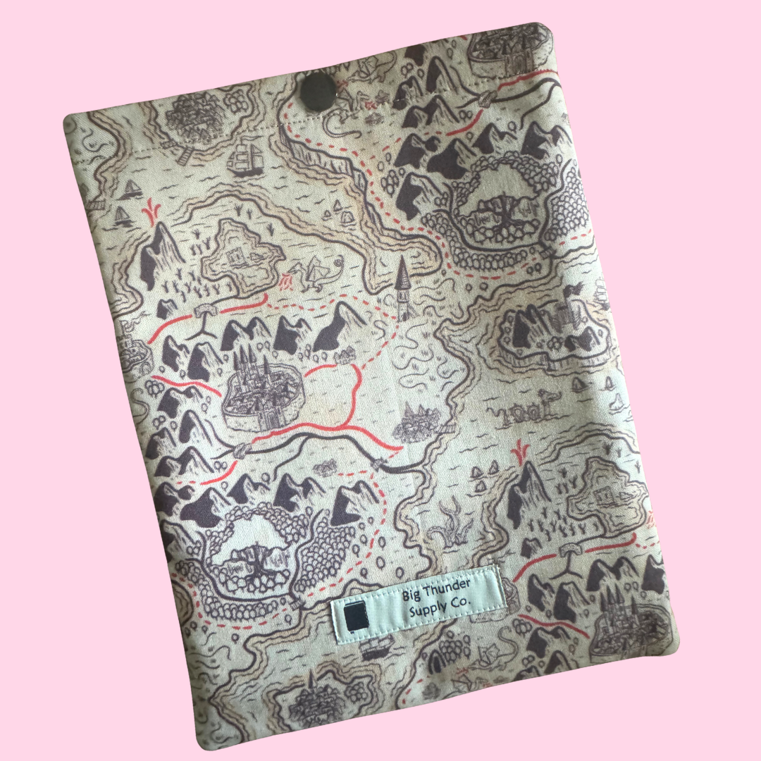 E-Reader Sleeve - Fantasy Map