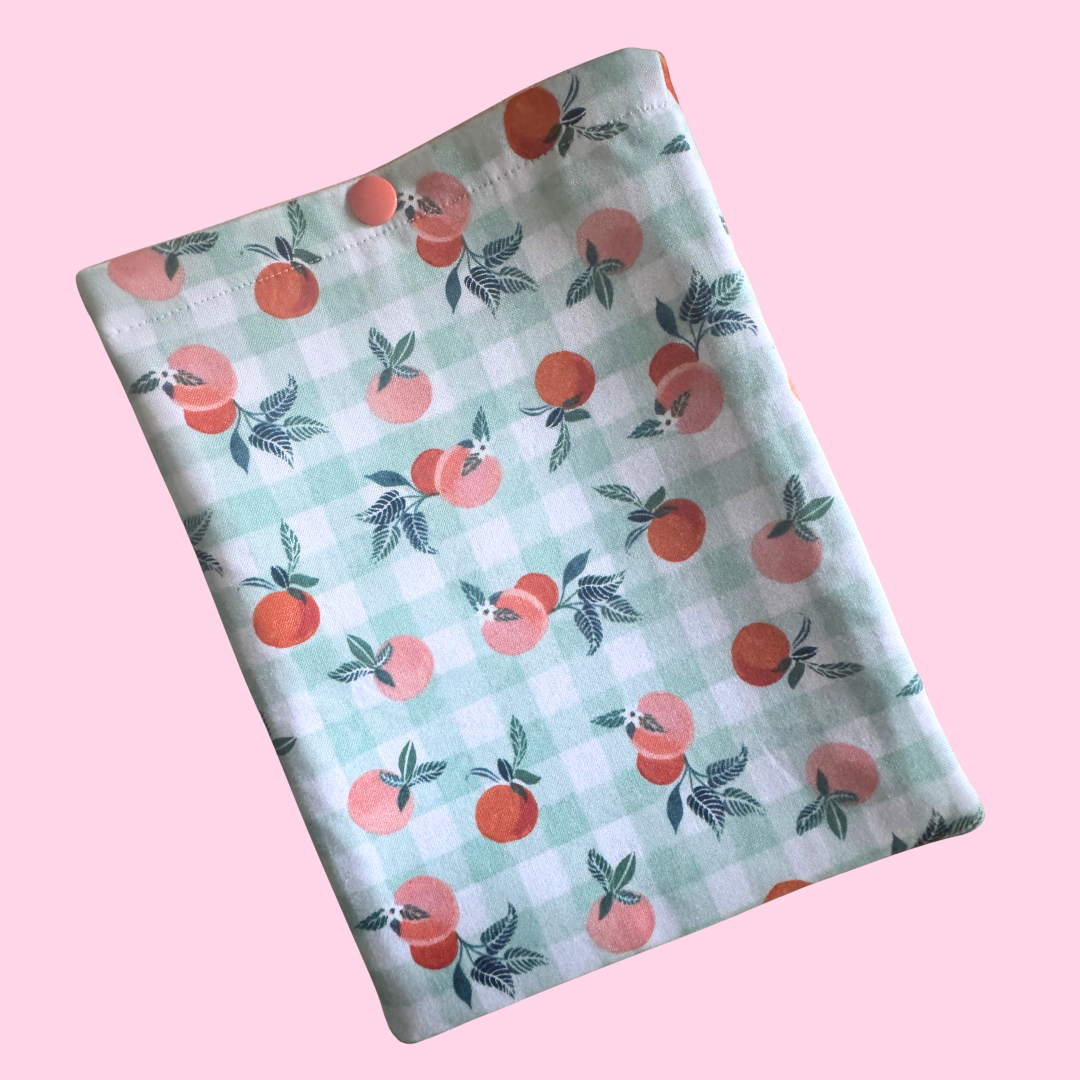 E-Reader Sleeve - Gingham Oranges