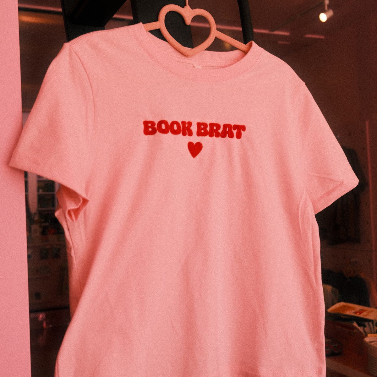 Book Brat Embroidered Boxy Tee