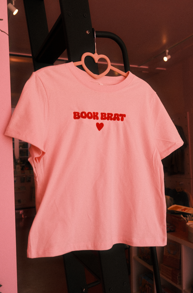 Book Brat Embroidered Boxy Tee