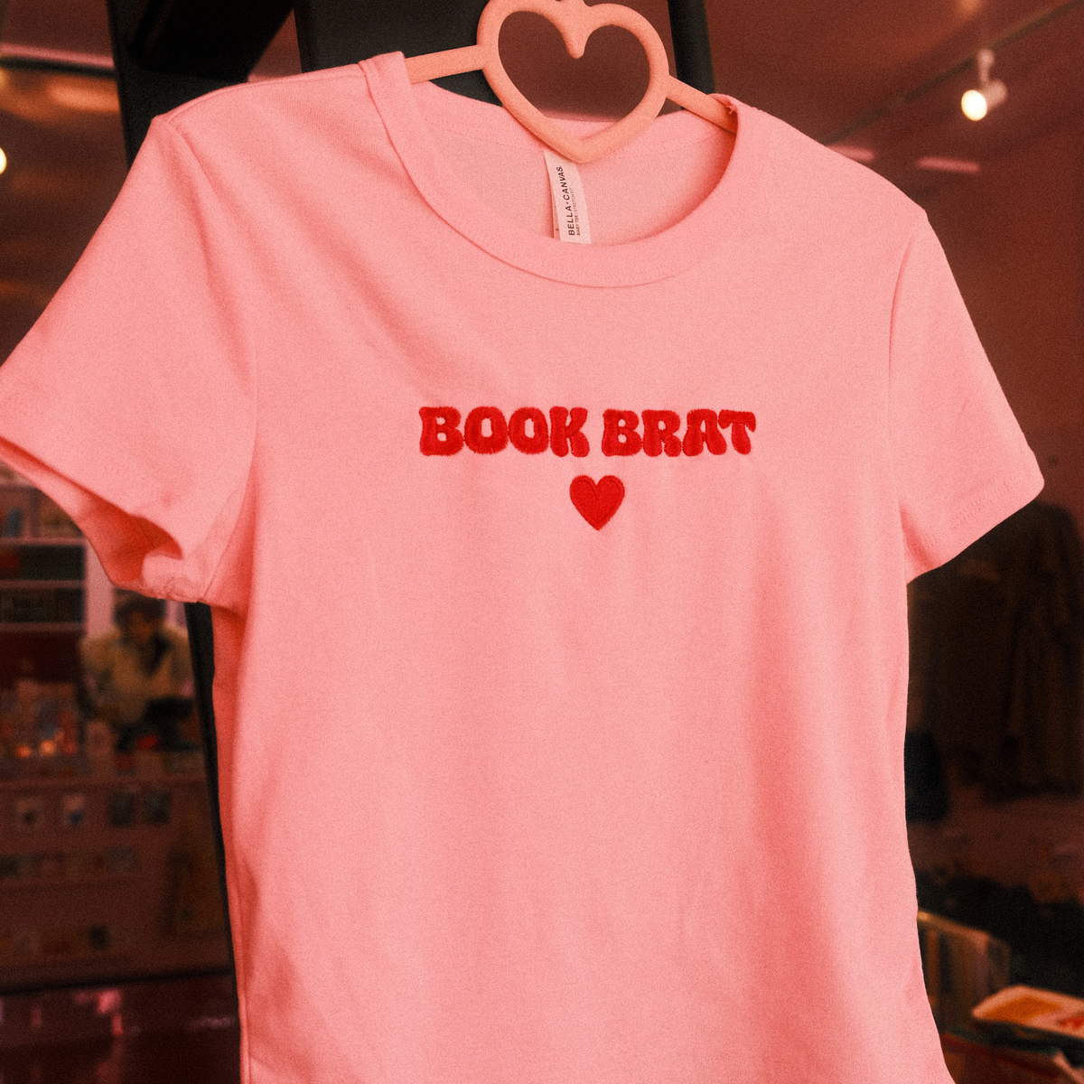 Book Brat Embroidered Baby Tee