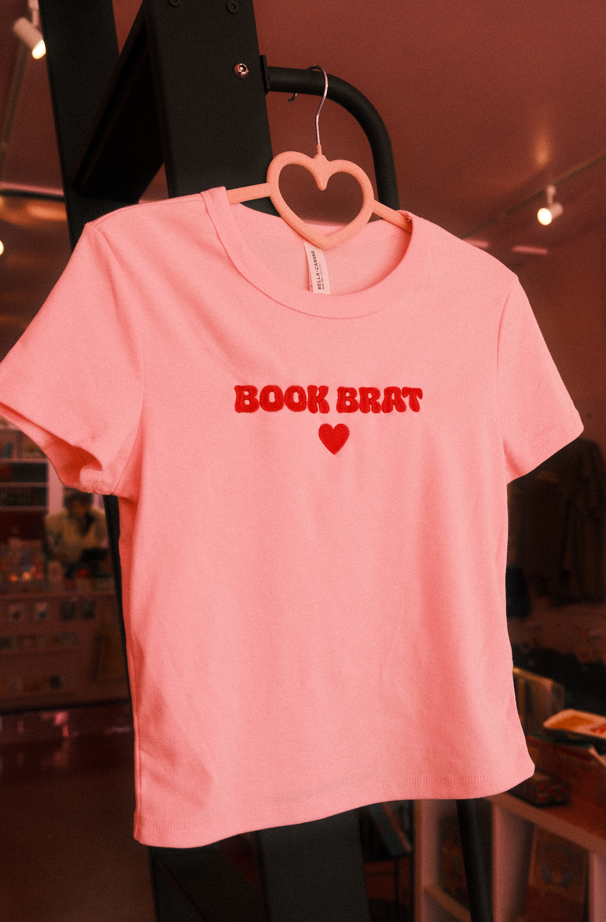 Book Brat Embroidered Baby Tee