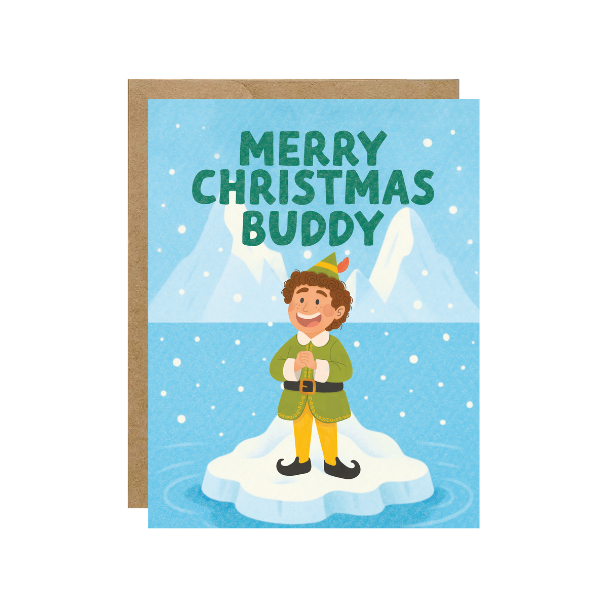 Merry Christmas Buddy - Elf Holiday Card