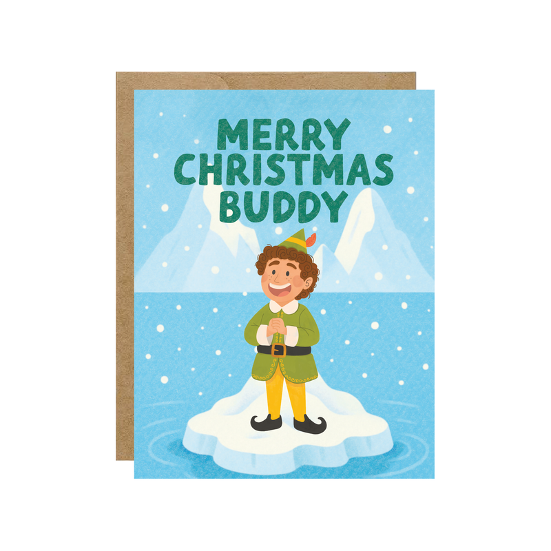 Merry Christmas Buddy - Elf Holiday Card