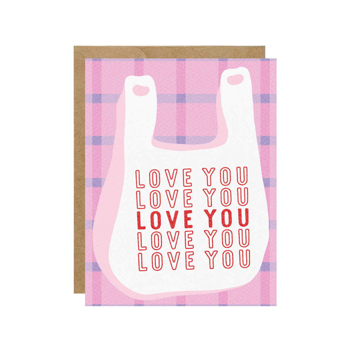 Love You - Grocery Bag Foodie Card