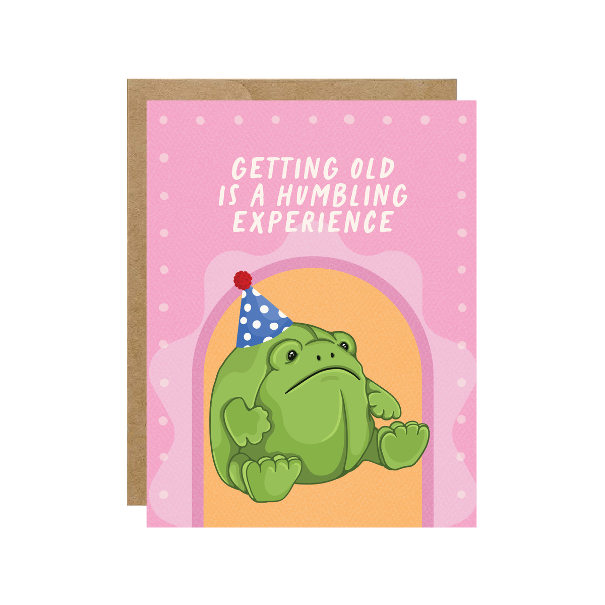 Humbling Frog Jelly - Dry Humour Card - Hopeless Romantic