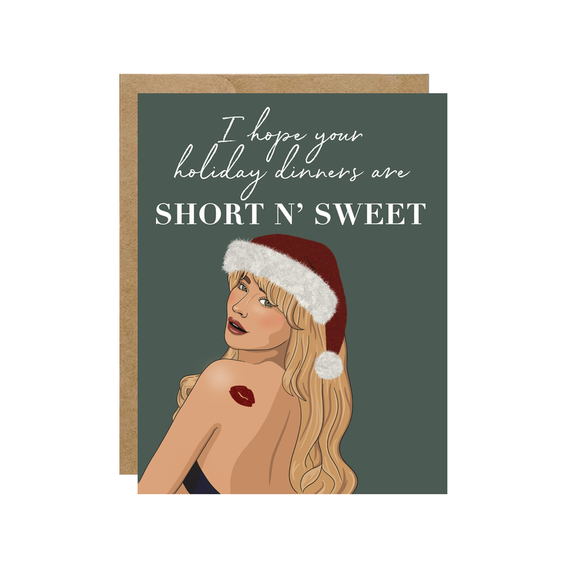 Short N Sweet Holiday Dinners Christmas Card