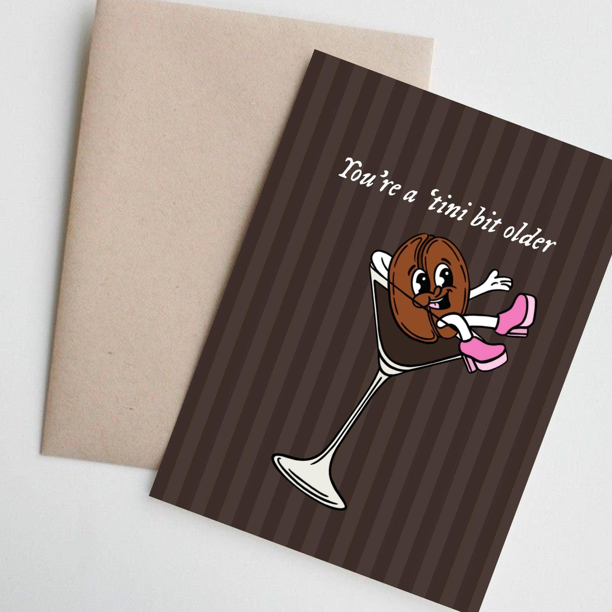 Espresso Martini Birthday Greeting Card
