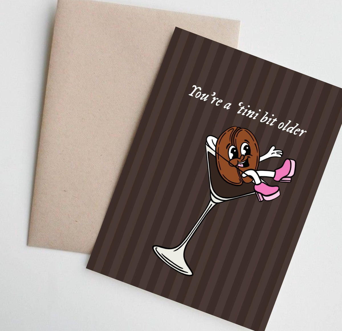Espresso Martini Birthday Greeting Card