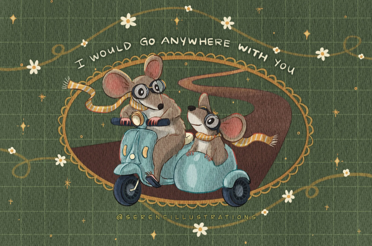 I Would Go Anywhere With You Greeting Card