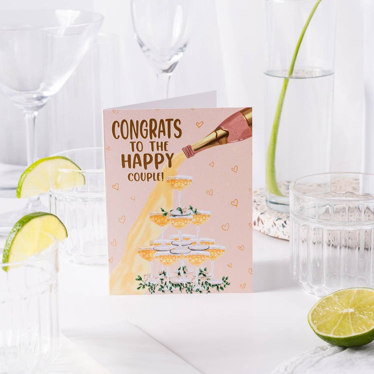 Congrats to the Happy Couple - Greeting Card