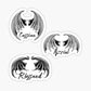 Bat Boys Wings sticker