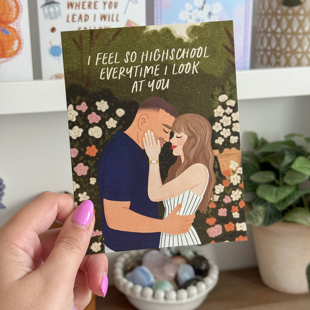 So High School Secret Garden - Pop Culture Love Card - Hopeless Romantic