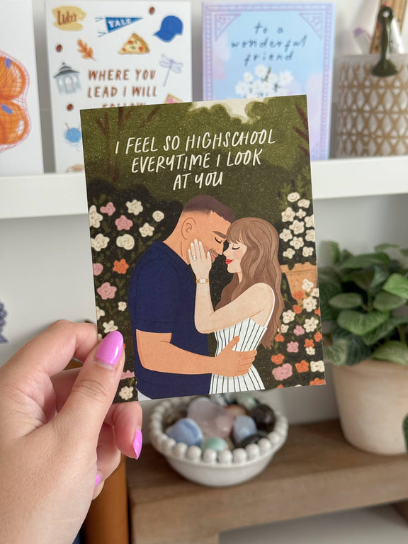 So High School Secret Garden - Pop Culture Love Card - Hopeless Romantic