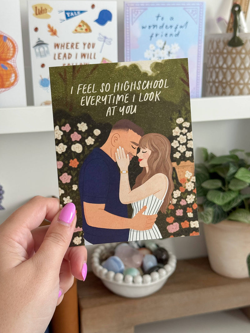So High School Secret Garden - Pop Culture Love Card - Hopeless Romantic