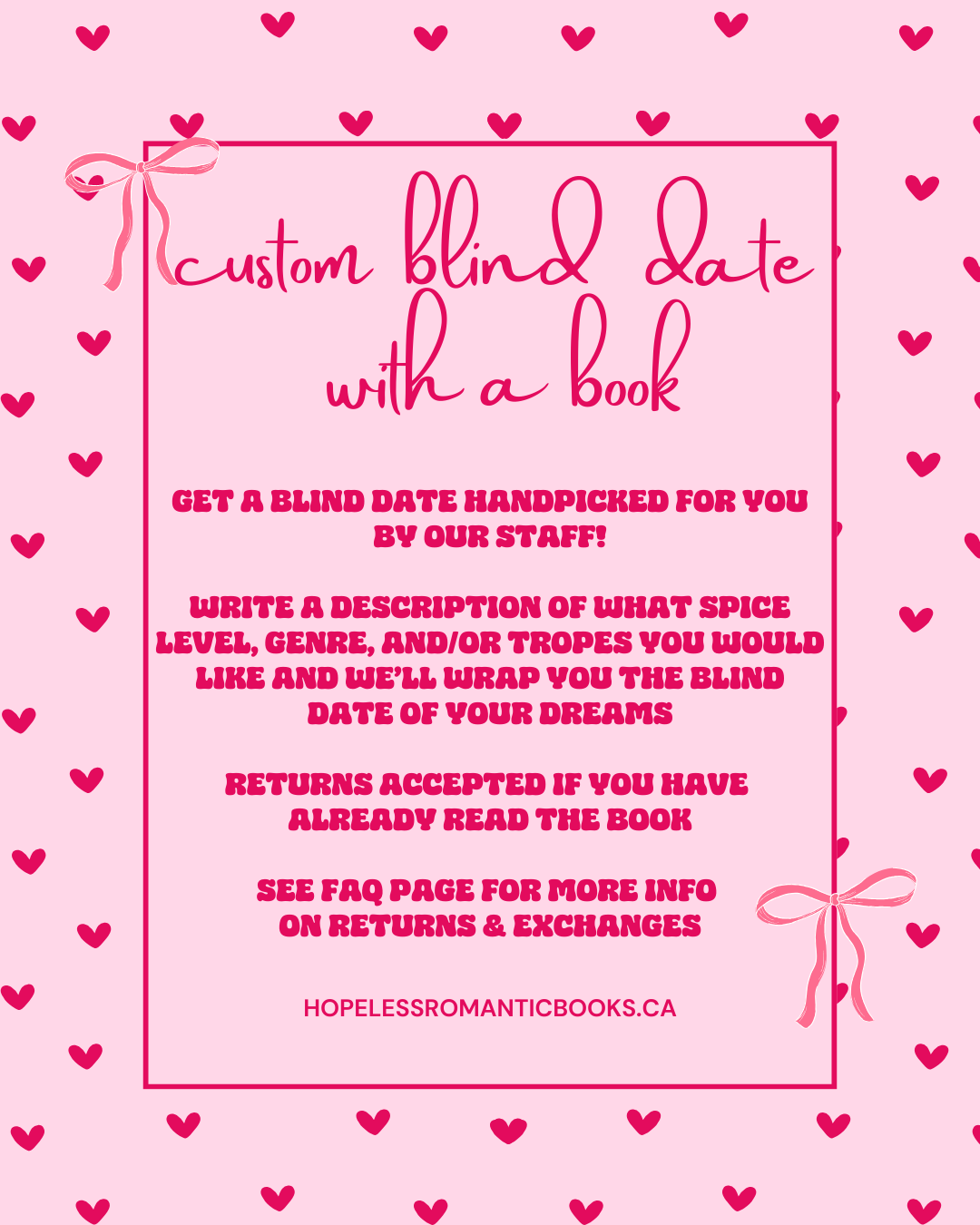 Custom Blind Date with a Book