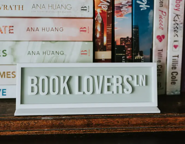 Book Nook Sign - Book Lover Lane