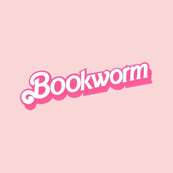 Bookworm sticker