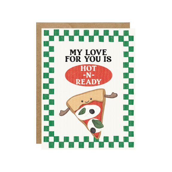 Hot N Ready Pizza Jelly - Love Card - Hopeless Romantic