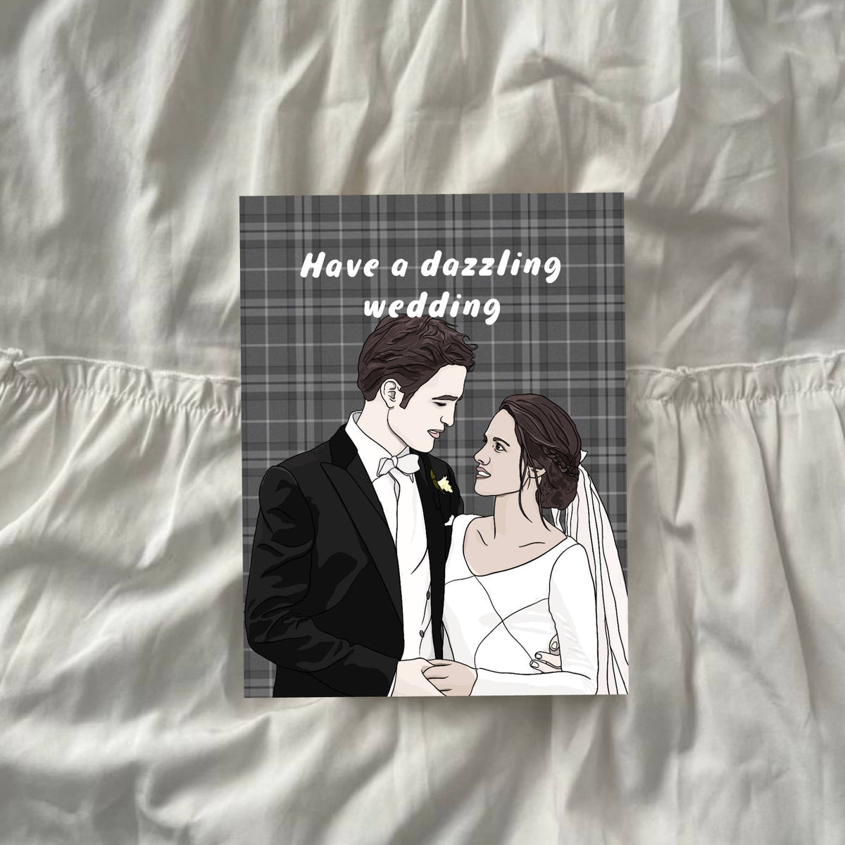 Twilight Bella & Edward Wedding Greeting Card