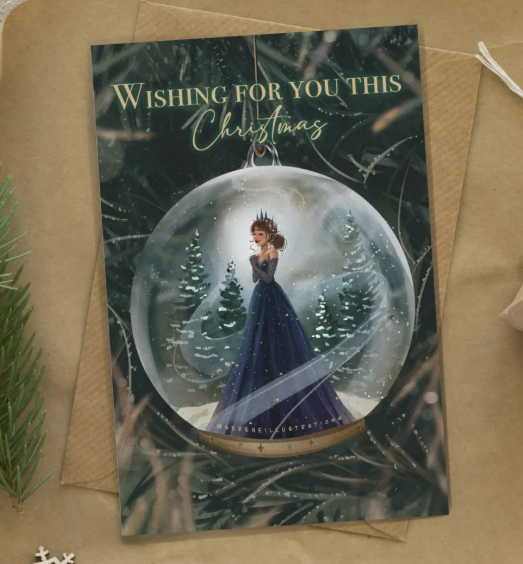 Wishing for You this Christmas Greeting Card