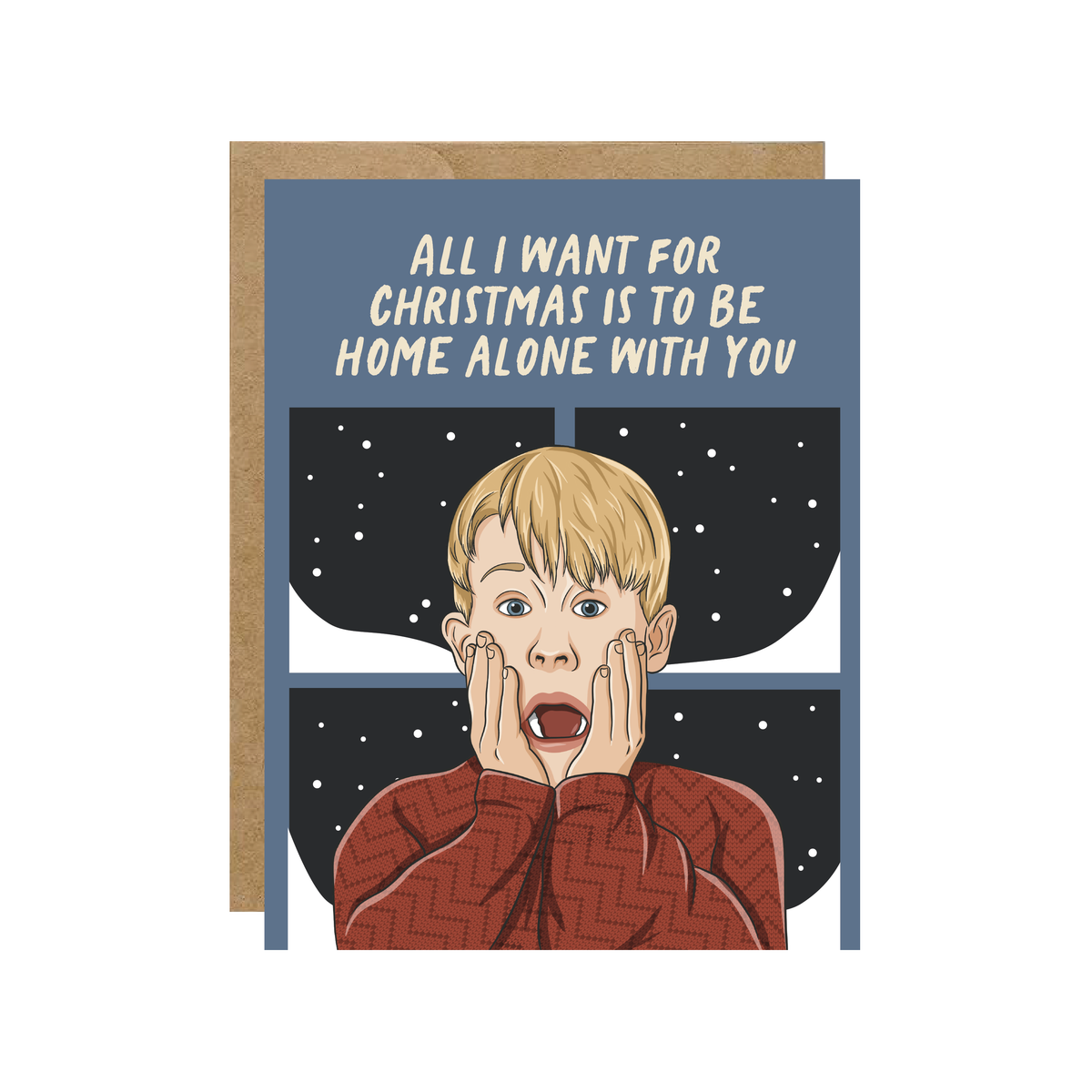 Home Alone - Retro 90's Pop Culture Christmas Card