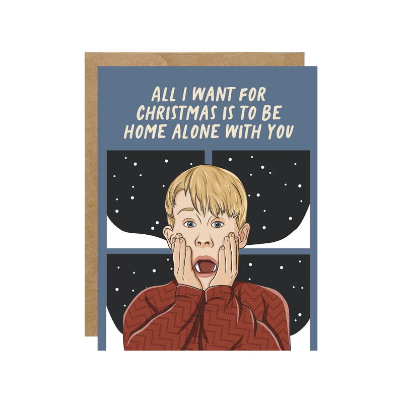 Home Alone - Retro 90's Pop Culture Christmas Card