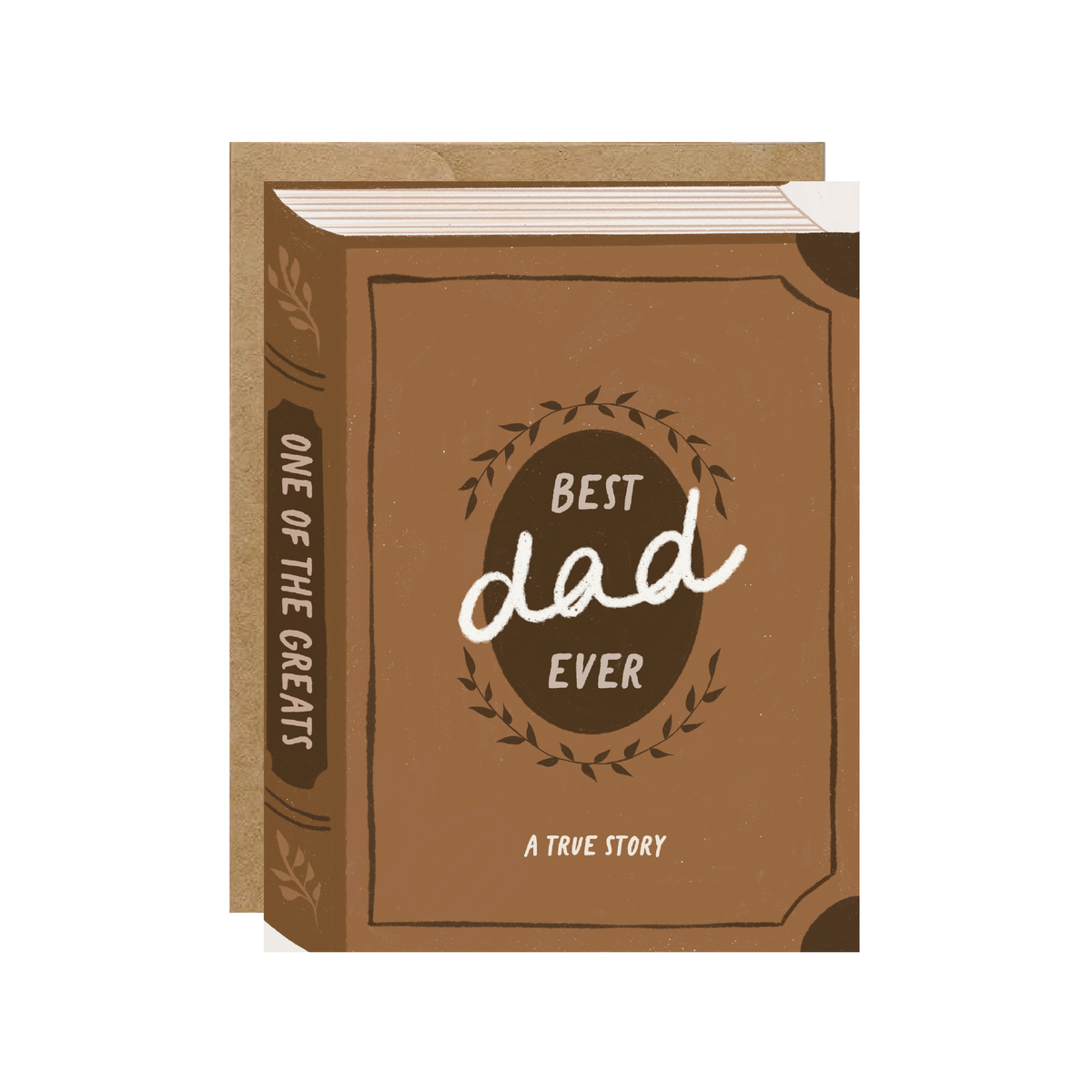 Best Dad Ever - Book Father's Day Card