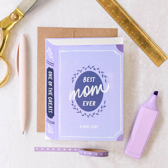Best Mom Ever: A True Story - Bookish Card - Hopeless Romantic