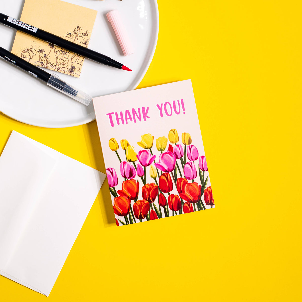 Thank You (Tulips) - Greeting Card