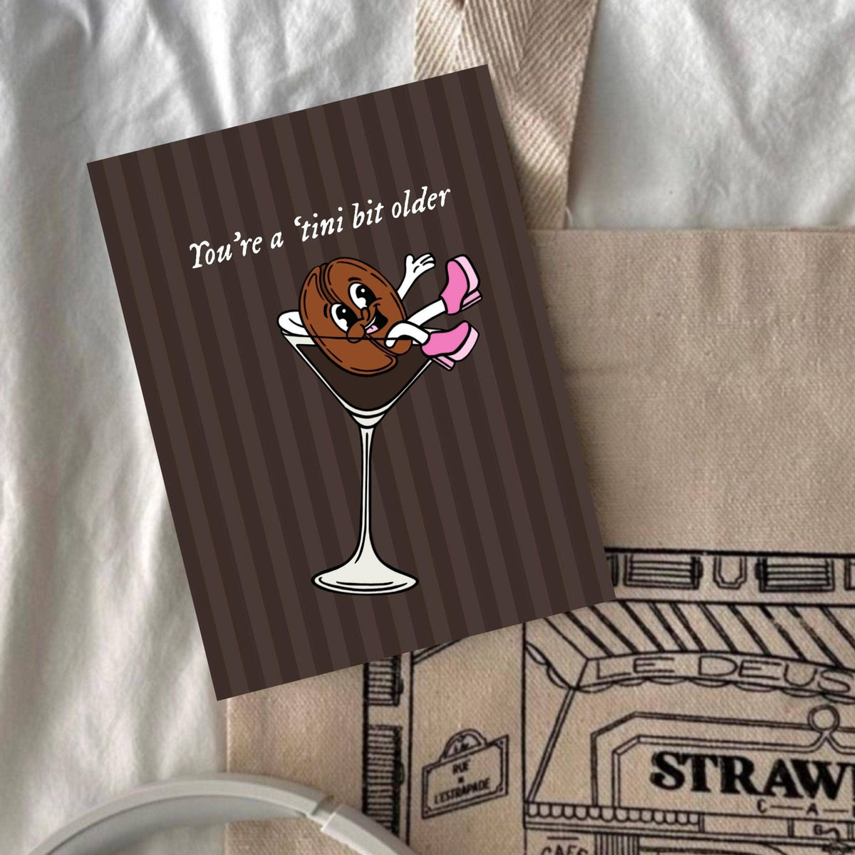 Espresso Martini Birthday Greeting Card