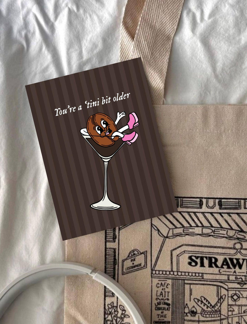 Espresso Martini Birthday Greeting Card