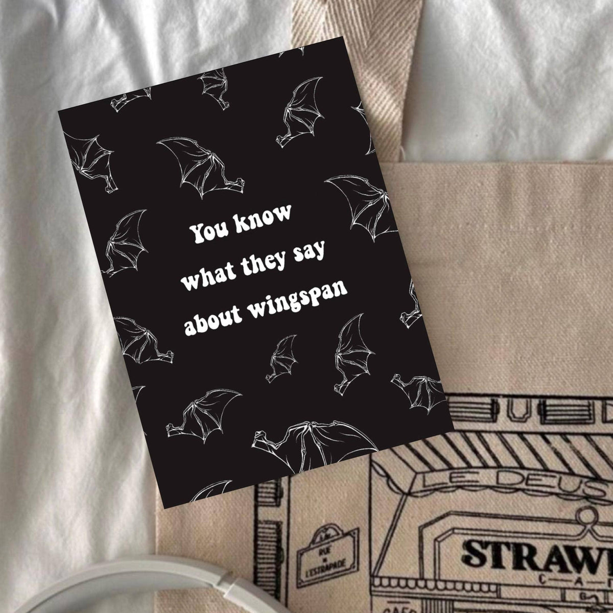 Wingspan ACOTAR Bat Boys Greeting Card