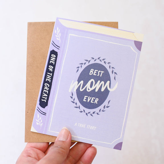 Best Mom Ever: A True Story - Bookish Card - Hopeless Romantic