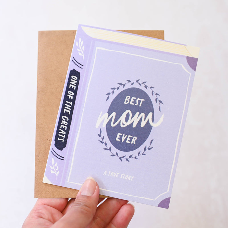 Best Mom Ever: A True Story - Bookish Card - Hopeless Romantic
