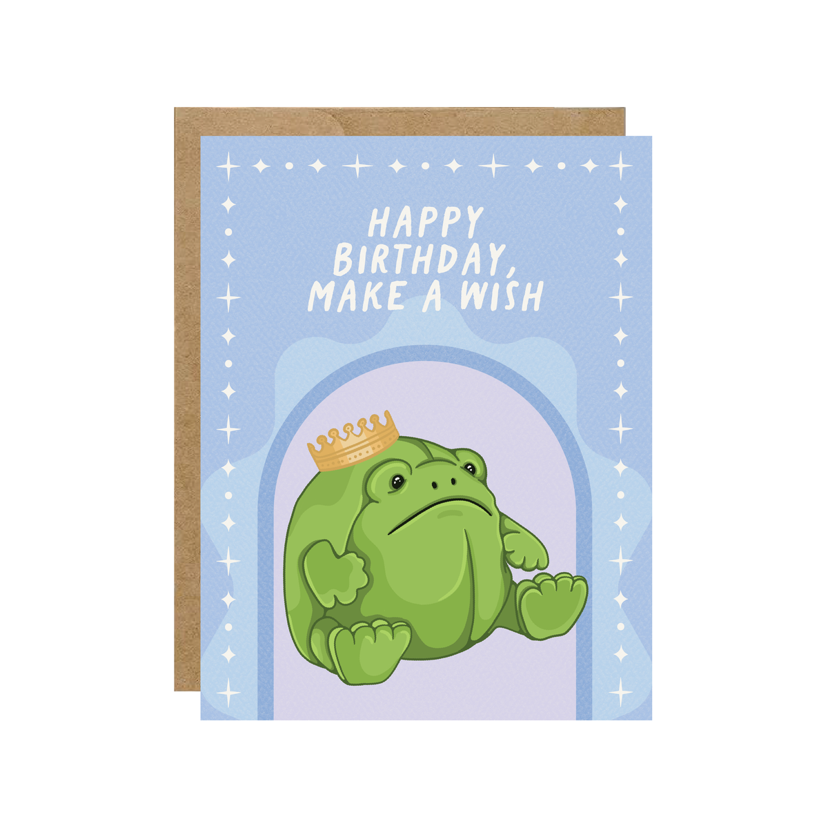 Make a Wish Frog Jelly - Dry Humour Card - Hopeless Romantic