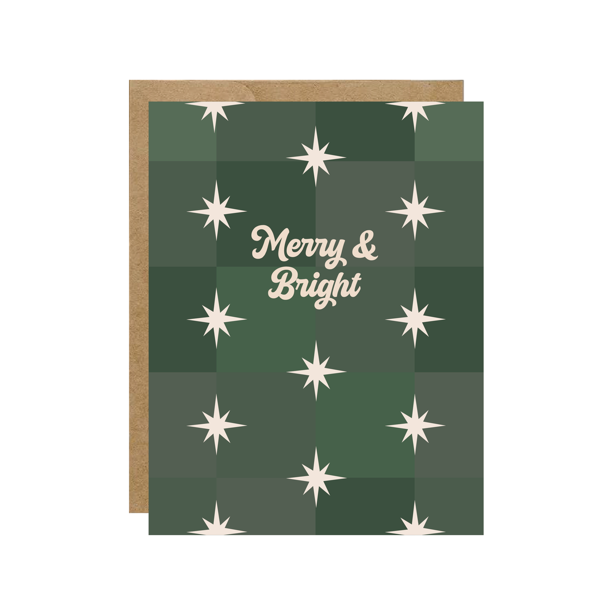Merry and bright Christmas Card