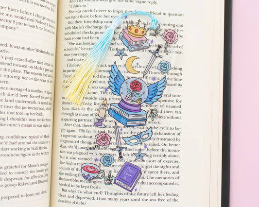 Romantasy Acrylic Bookmark