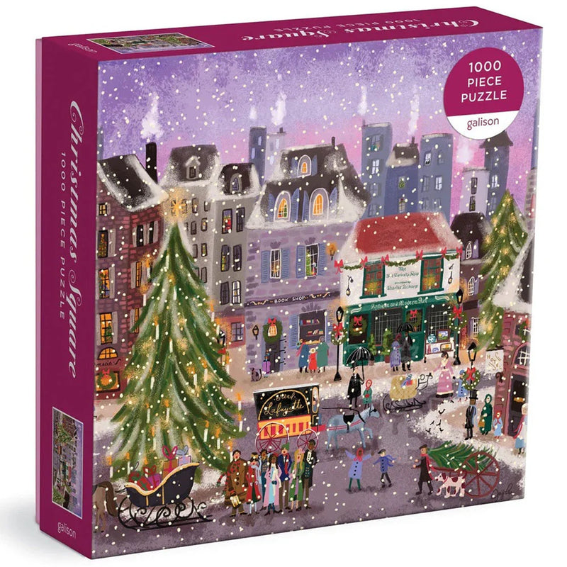 Christmas Square 1000 Piece Puzzle in Square Box