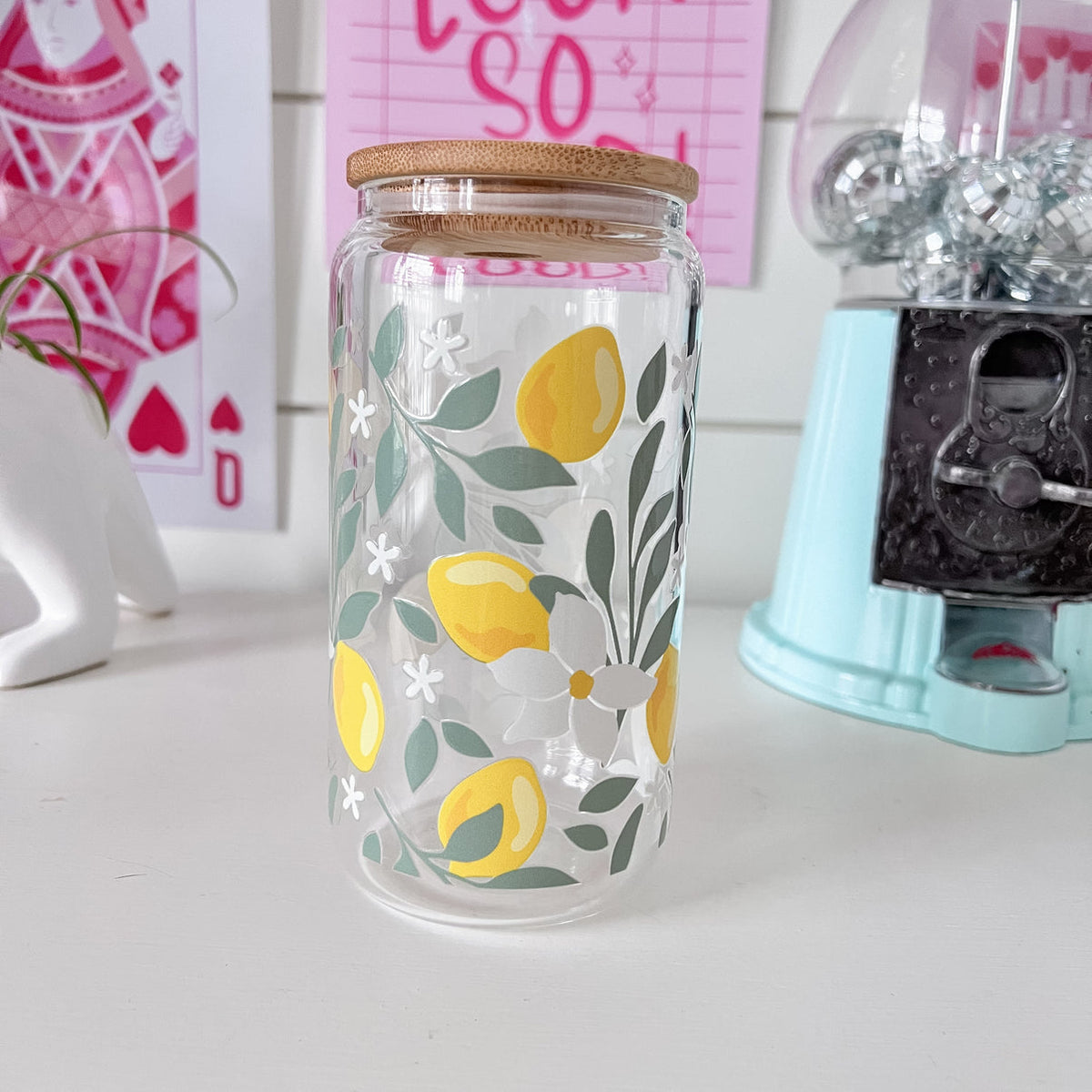 Lemon Glass Cup / Tumbler