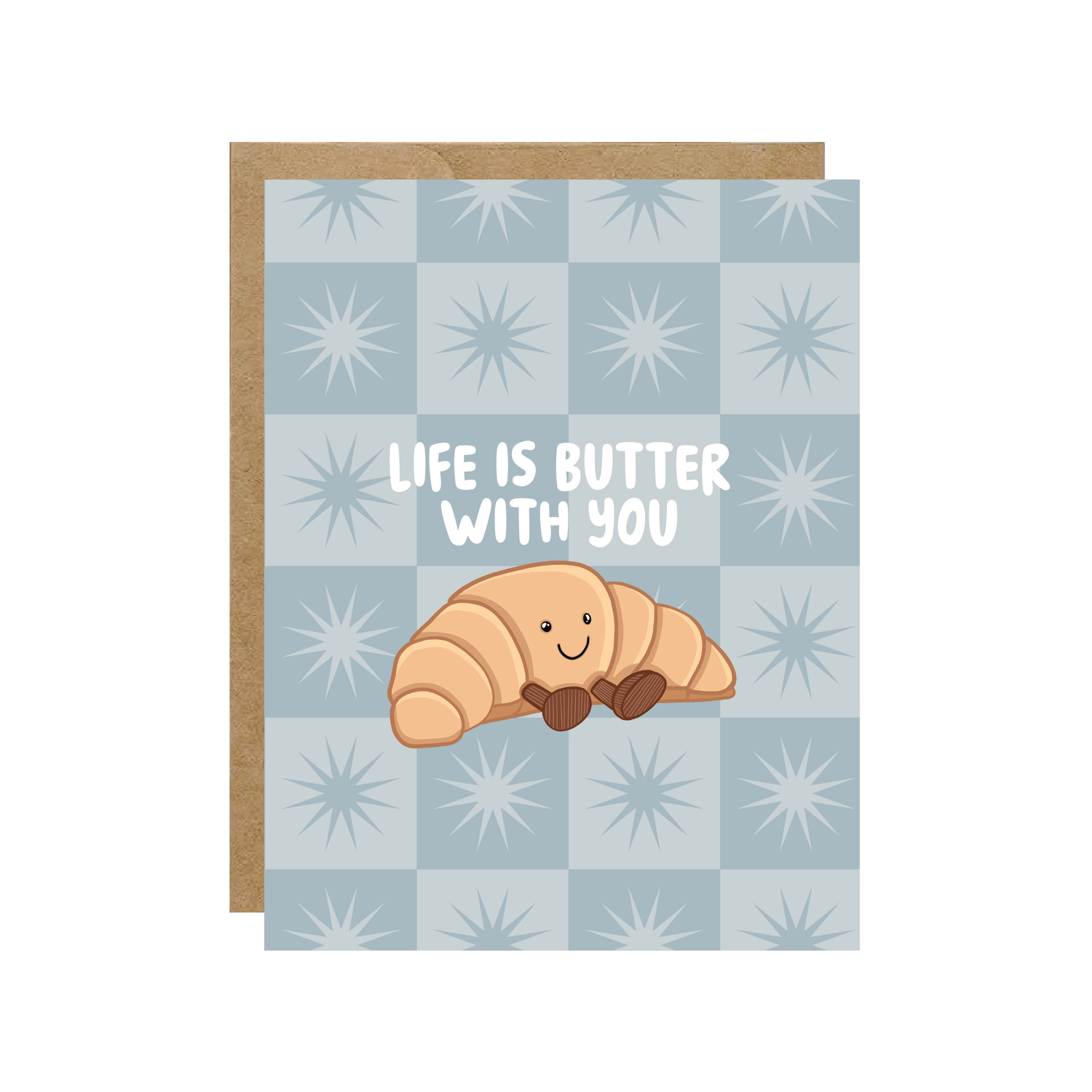 Butter with You Croissant Jelly - Birthday Love Card