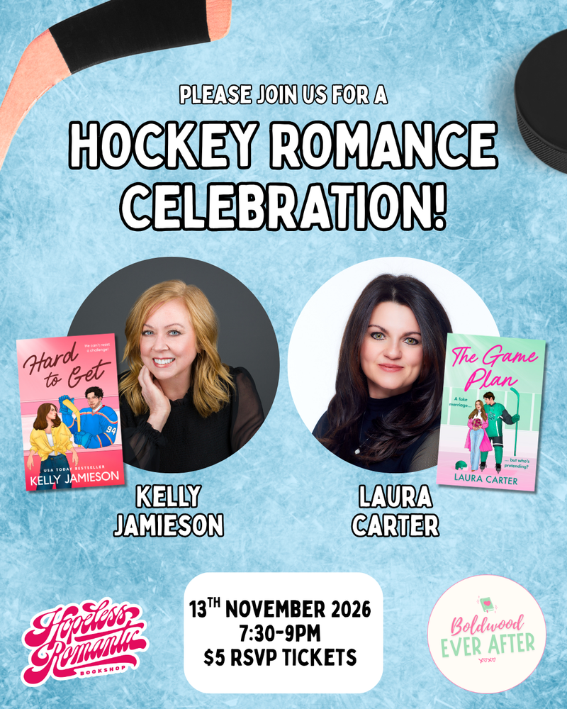 Hockey Romance Celebration with Kelly Jamieson and Laura Carter (November 13, 2026)