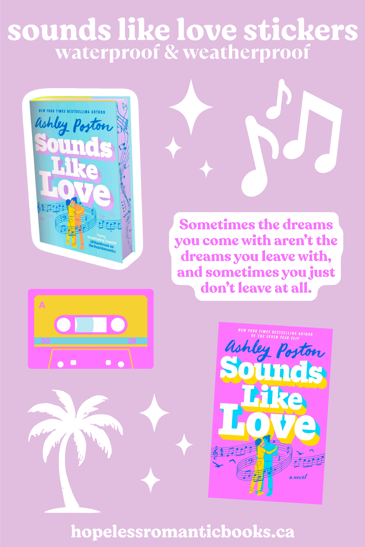 Sounds Like Love SIGNED +free sticker sheet - Hopeless Romantic