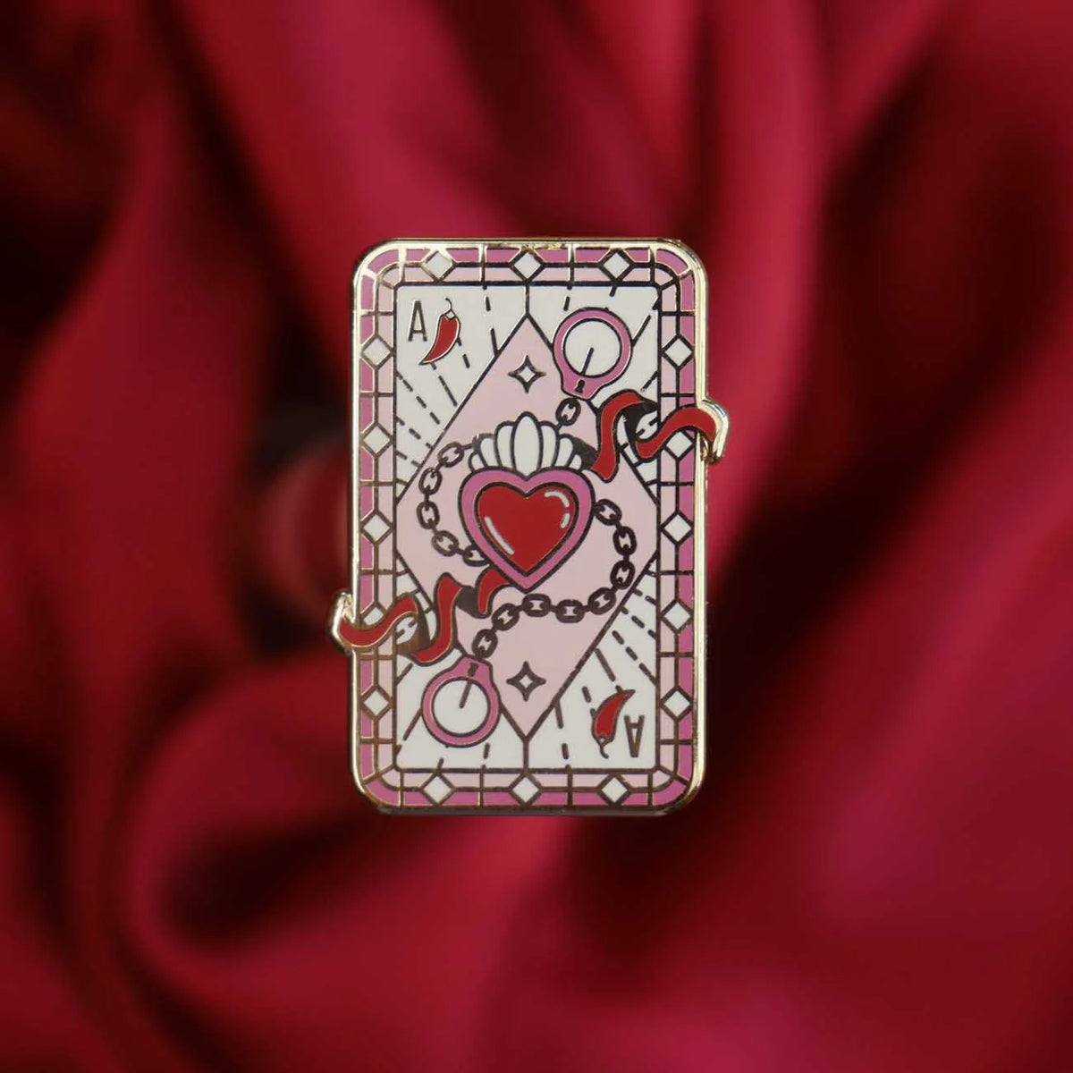Play Your Cards Right - Enamel Pin